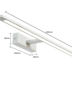 Ledowy kinkiet nad lustro 62cm GS-LWB-20W WH ISLA | Kaja Oświetlenie*Sklep Kaja Best