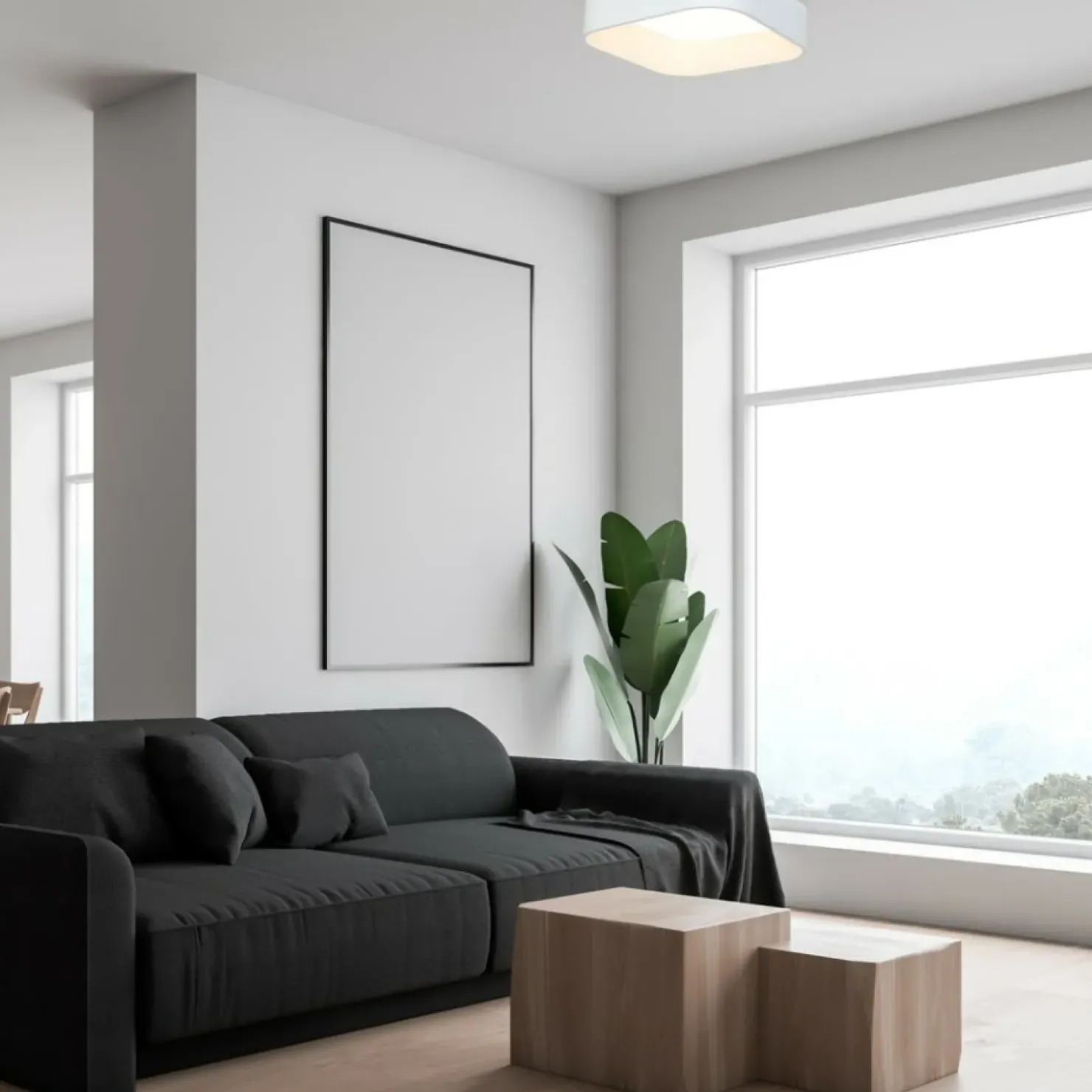 Ledowy plafon, lampa ścienna, do korytarza ML6355 z serii ASTRO | Kaja Oświetlen*Sklep Kaja Store