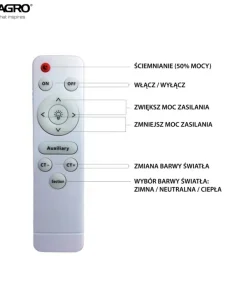 Ledowy plafon o mocy 36W, sterowana pilotem ML6398 z serii BONO | Kaja Oświetlen*Sklep Kaja Flash Sale