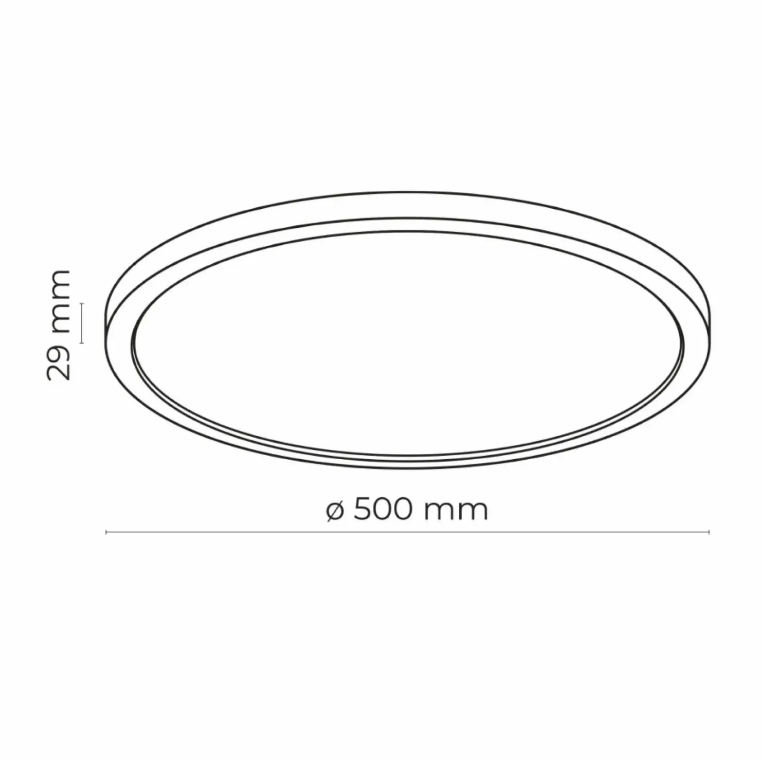 Ledowy plafon o mocy 45W, szczelność IP54 TK 6904 z serii AQUA*Sklep Kaja Outlet