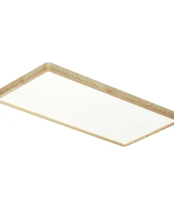 Ledowy plafon sufitowy, drewno PLF-63827-600L-36W-WO z serii OLBIS*Sklep Kaja Cheap