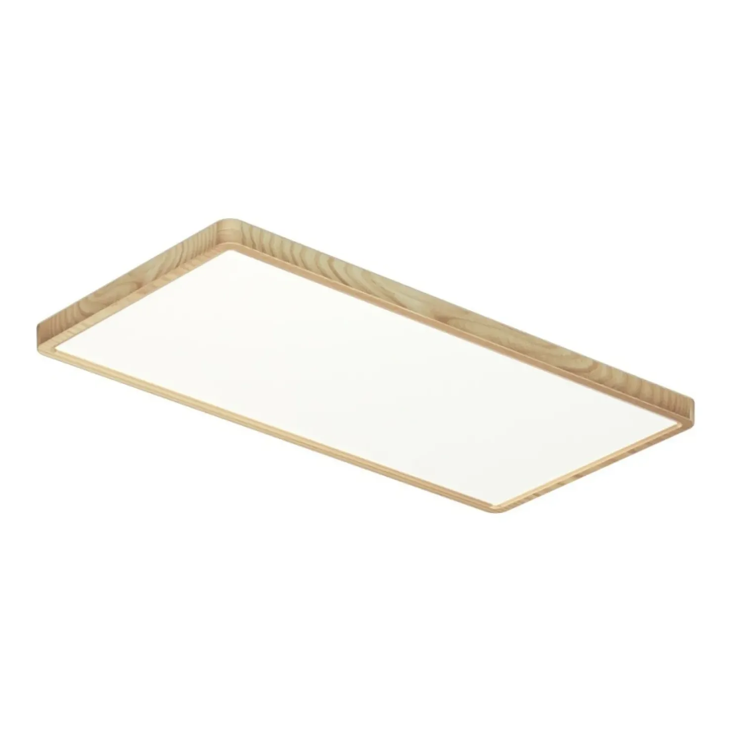 Ledowy plafon sufitowy, drewno PLF-63827-600L-36W-WO z serii OLBIS*Sklep Kaja Cheap