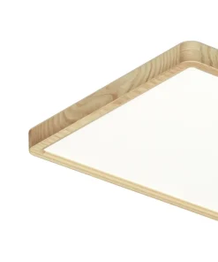 Ledowy plafon sufitowy, drewno PLF-63827-600L-36W-WO z serii OLBIS*Sklep Kaja Cheap