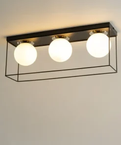 Liniowa lampa natynkowa z białymi kloszami SIG 40708 AROMA | Kaja*Sklep Kaja Cheap