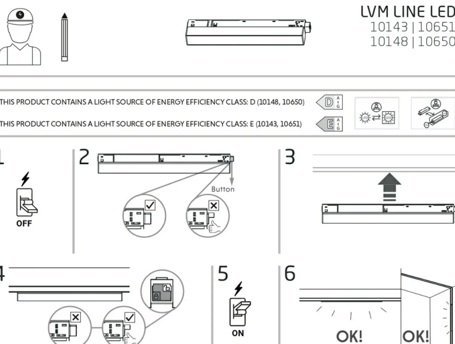 Listwa LED do szynymagnetycznej 1F 10143 LVM LINE LED | Kaja*Sklep Kaja Online