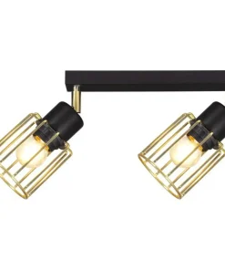 Outlet Sklep Kaja Listwa na sufit, druciane klosze K-4781 TROY GOLD | Kaja Oświetlenie