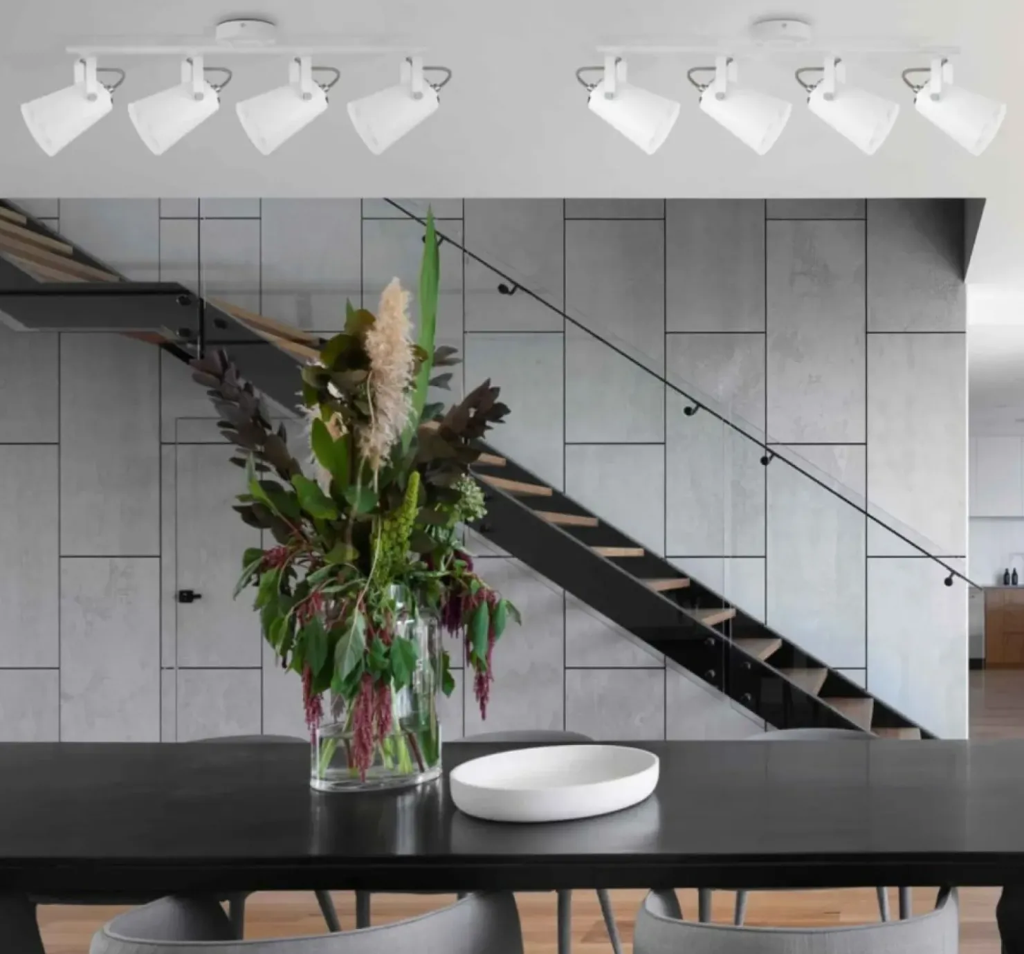 Listwa sufitowa z ruchomymi reflektorami K-8121 NESTA | Kaja*Sklep Kaja Shop