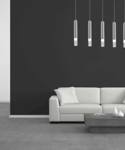 Clearance Sklep Kaja Listwa sufitowa z wiszącymi tubami nad blat ML323 ICE | Kaja chrom