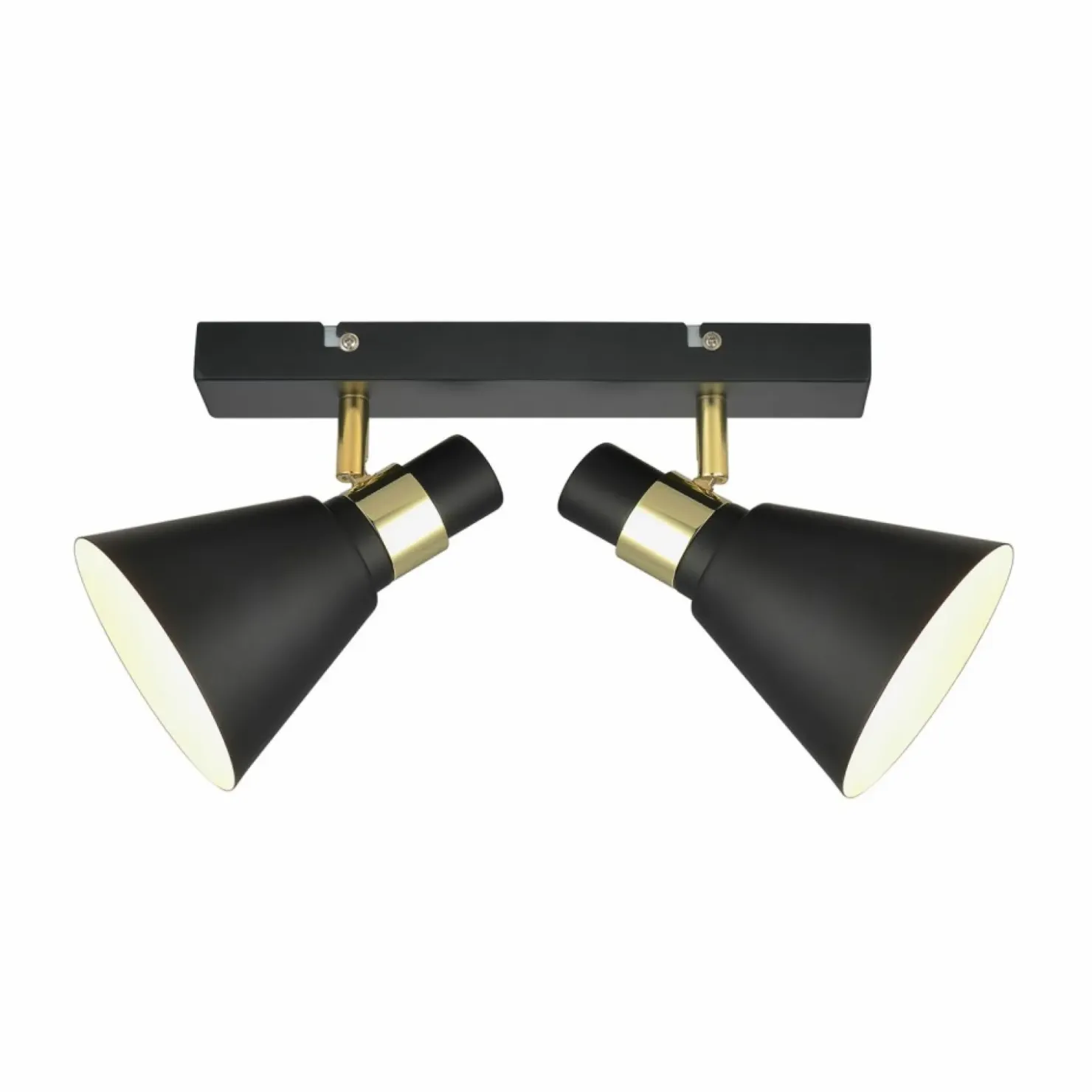 Listwa z czarno-złotymi reflektorami MB-H16079M-2 BIAGIO | Kaja*Sklep Kaja Flash Sale