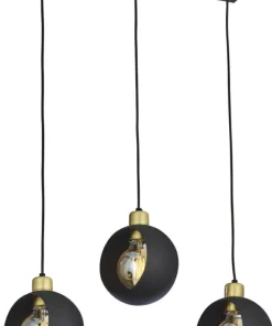 Outlet Sklep Kaja Listwa z okrągłymi kloszami TK 2753 CYKLOP BLACK | Kaja Oświetlenie