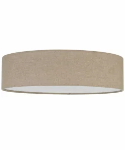 Lniana lampa sufitowa, zabudowany plafon TK 10166 EARTH | Kaja*Sklep Kaja New
