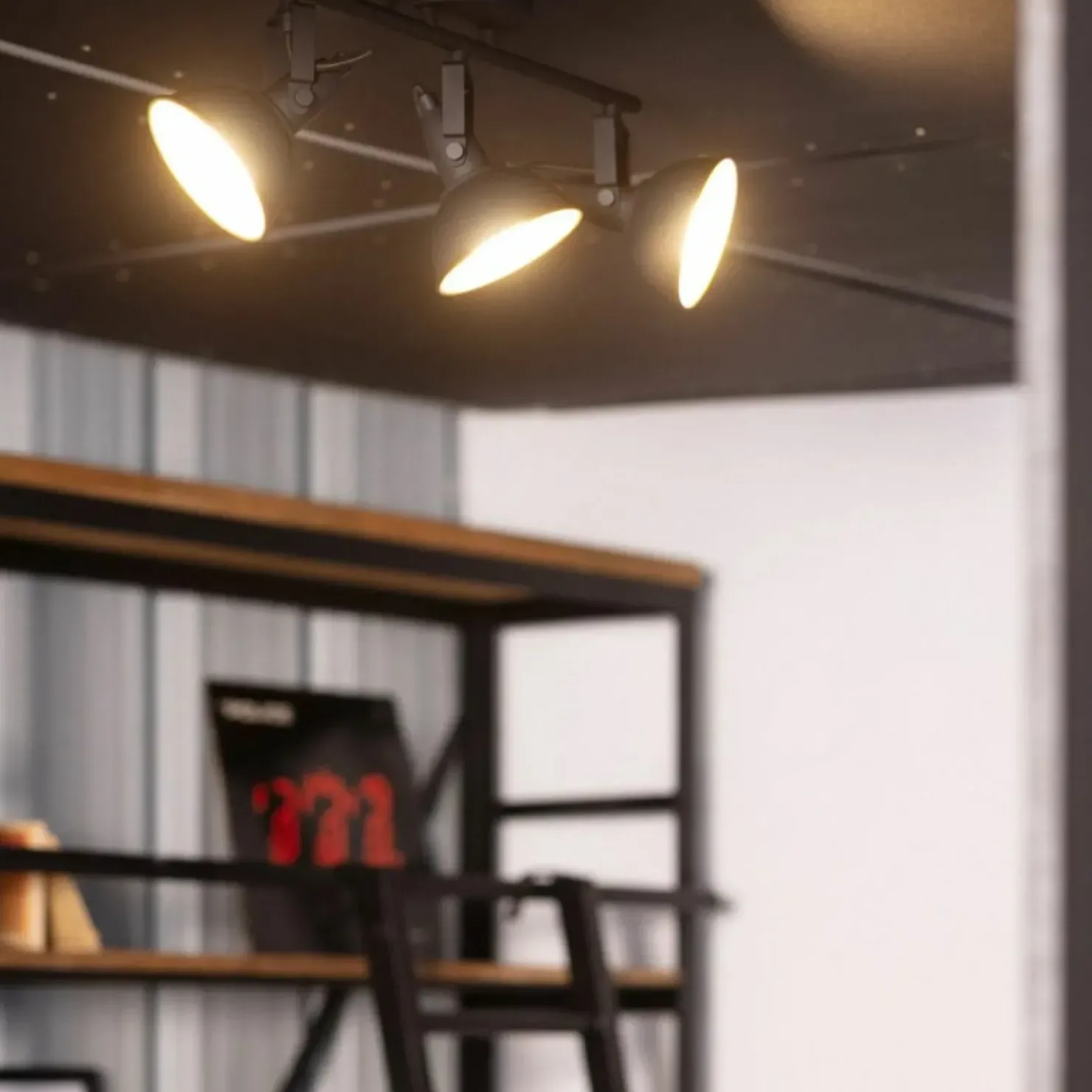 Flash Sale Sklep Kaja Loftowa lampa sufitowa na listwie ABR-RRO-C-3XE14 RETRO | Kaja
