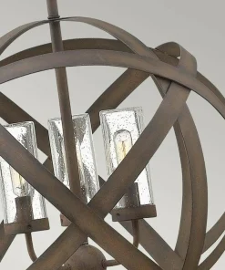 Best Sale Sklep Kaja Loftowa lampa wisząca, na trzy żarówki HK-CARSON-3P z serii CARSON vintageżelazo