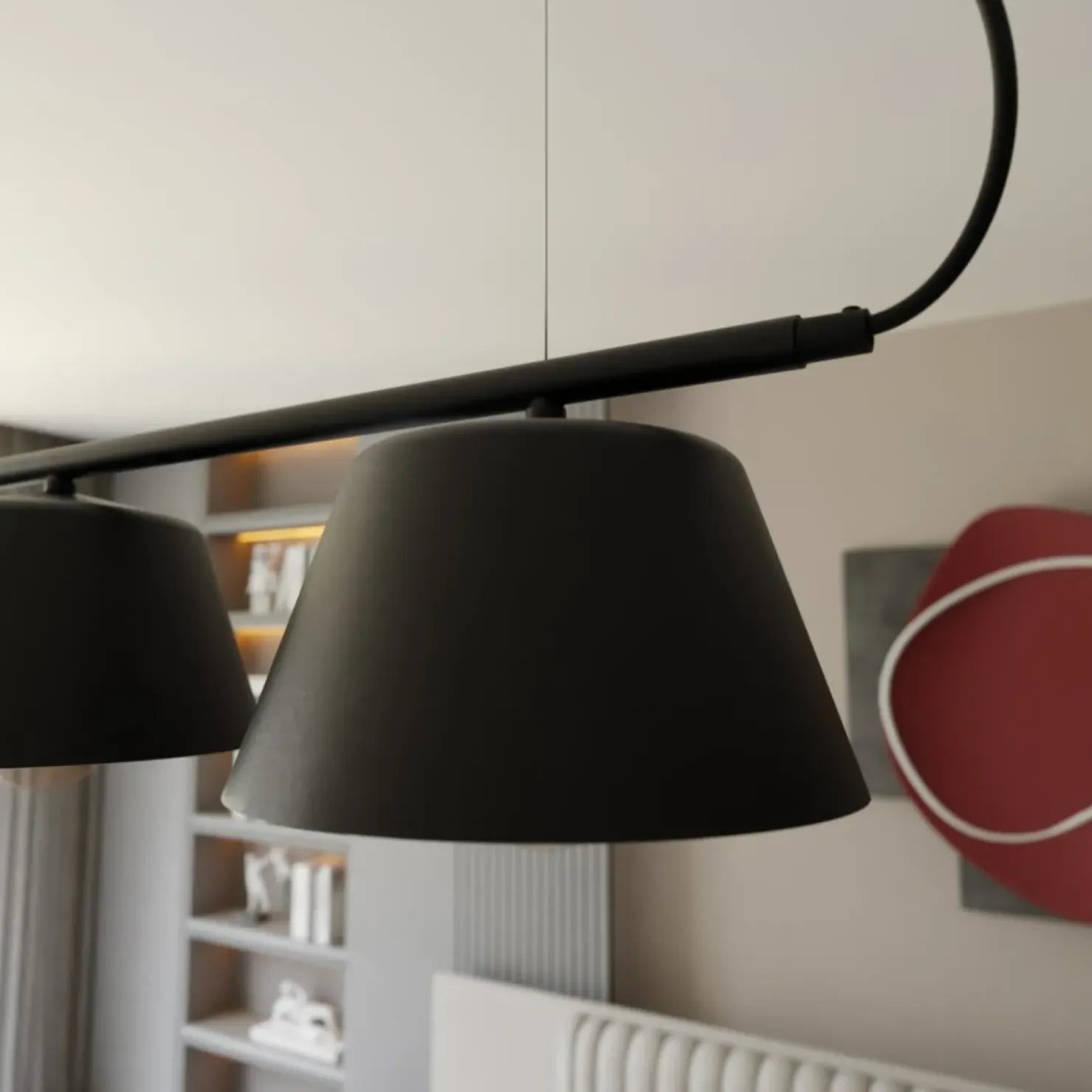 Outlet Sklep Kaja Loftowa lampa wisząca nad wyspę kuchenną 1337/3 GELATO | Kaja