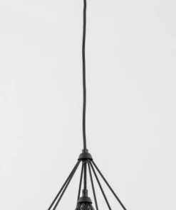 Shop Sklep Kaja Loftowa lampa wisząca z kloszem z drucianej siatki AL 60499 | Kaja