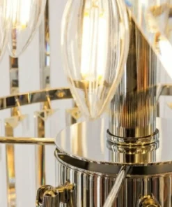 Shop Sklep Kaja Luksusowa, duża lampa wisząca glamour ZM 19002/40-CHR LUXE | Kaja