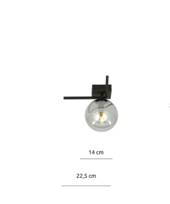 Mała lampa sufitowa z grafitowym kloszem 1131/1G IMAGO | Kaja*Sklep Kaja Store