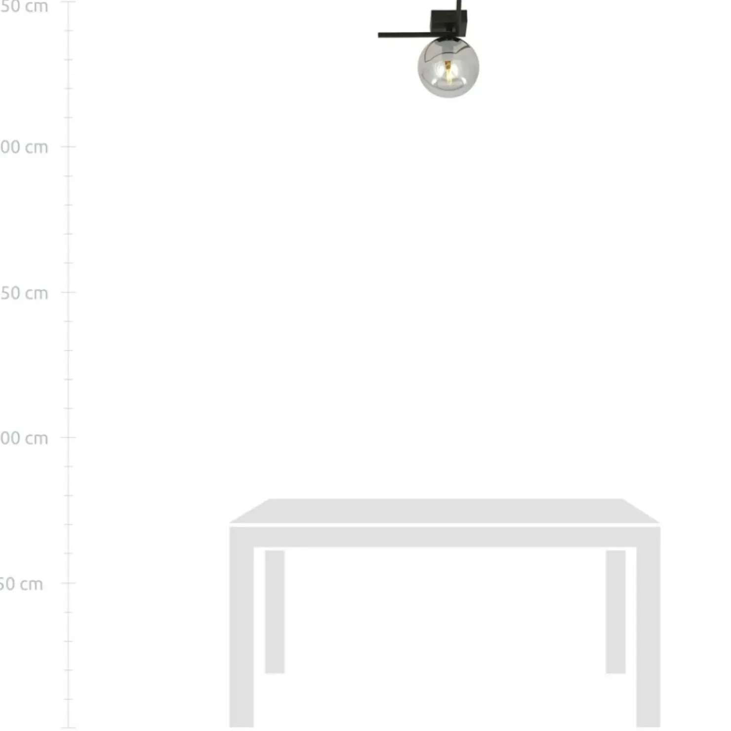 Mała lampa sufitowa z grafitowym kloszem 1131/1G IMAGO | Kaja*Sklep Kaja Store