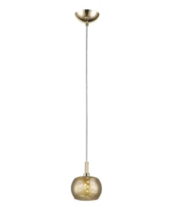 Fashion Sklep Kaja Mała, ozdobna lampa wisząca do sypialni P0076-01A-F7HF CRYSTAL | Kaja
