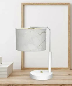Marmurkowa lampa stołowa do sypialni MLP7310 z serii SENSO | Kaja Oświetlenie*Sklep Kaja Best Sale