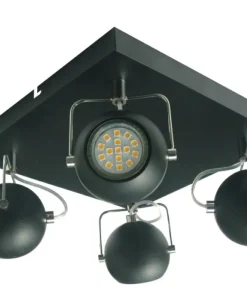 Matowa lampa sufitowa z 4 reflektorami 98-25036 TONY | Kaja*Sklep Kaja New