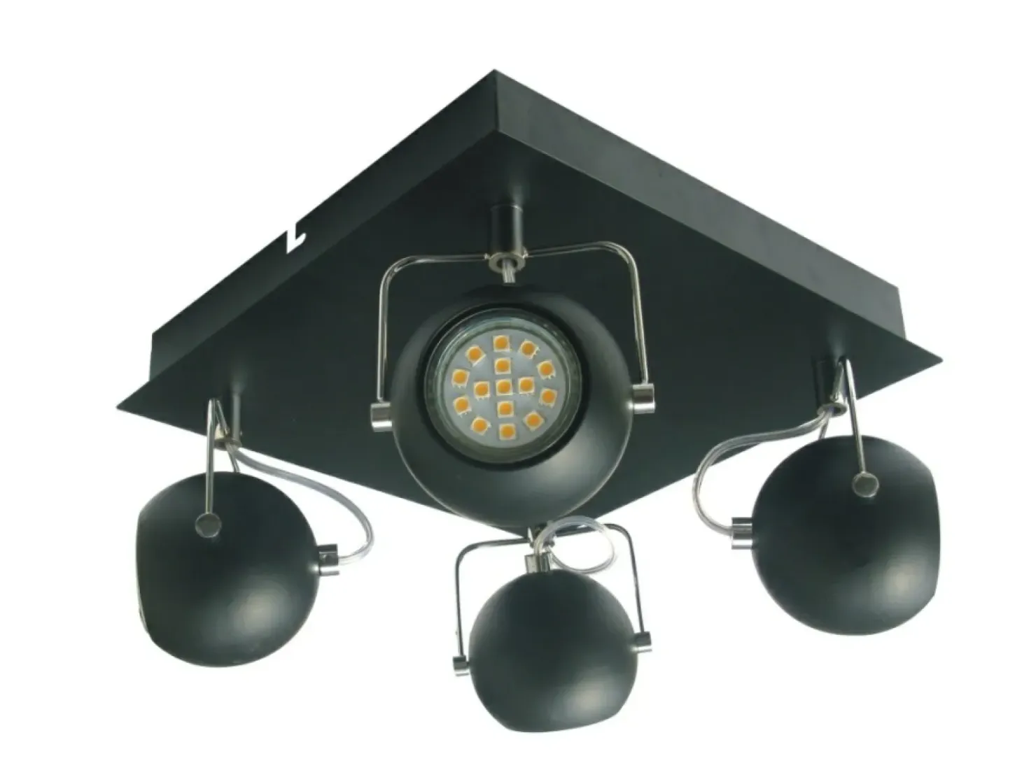 Matowa lampa sufitowa z 4 reflektorami 98-25036 TONY | Kaja*Sklep Kaja New