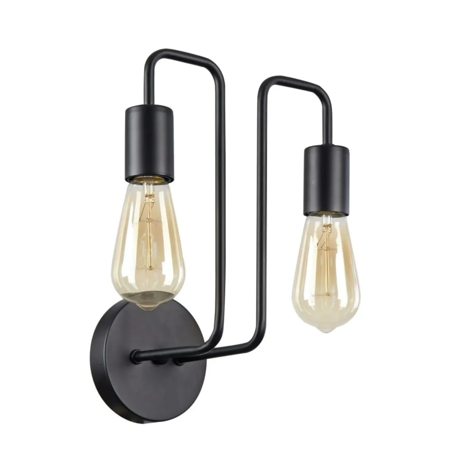 Metalowa, czarna lampa ścienna T532WL-02B GILBERT | Kaja Oświetlenie*Sklep Kaja Online