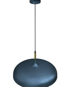 Shop Sklep Kaja Metalowa lampa wisząca, niebieski klosz MLP7901 z serii LINCOLN | Kaja Oświetlen