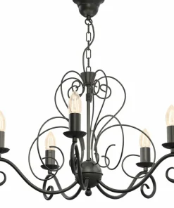Metalowa, świecznikowa lampa wisząca LX 5781 MAURO | Kaja Oświetlenie*Sklep Kaja Fashion