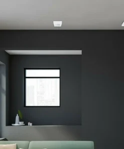 Minimalistyczna, biała oprawa podtynkowa ML0039 z serii NUSA SQUARE | Kaja Oświe*Sklep Kaja Fashion