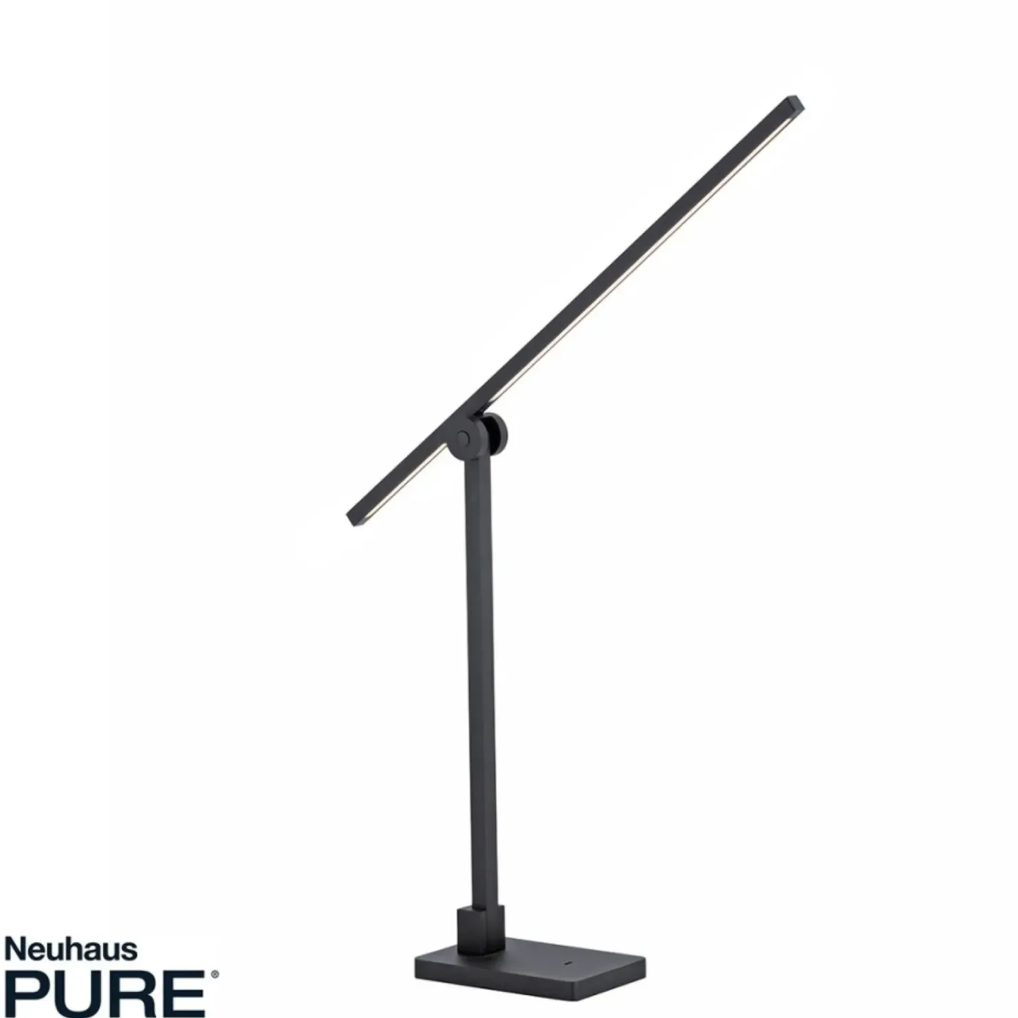 Minimalistyczna czarna lampka biurkowa LED 4407-18 z serii PURE-GRAFO*Sklep Kaja Outlet