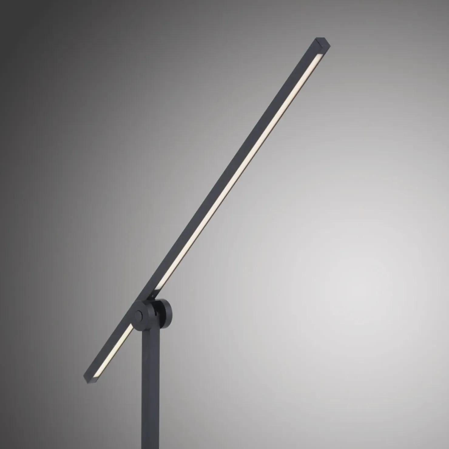 Minimalistyczna czarna lampka biurkowa LED 4407-18 z serii PURE-GRAFO*Sklep Kaja Outlet