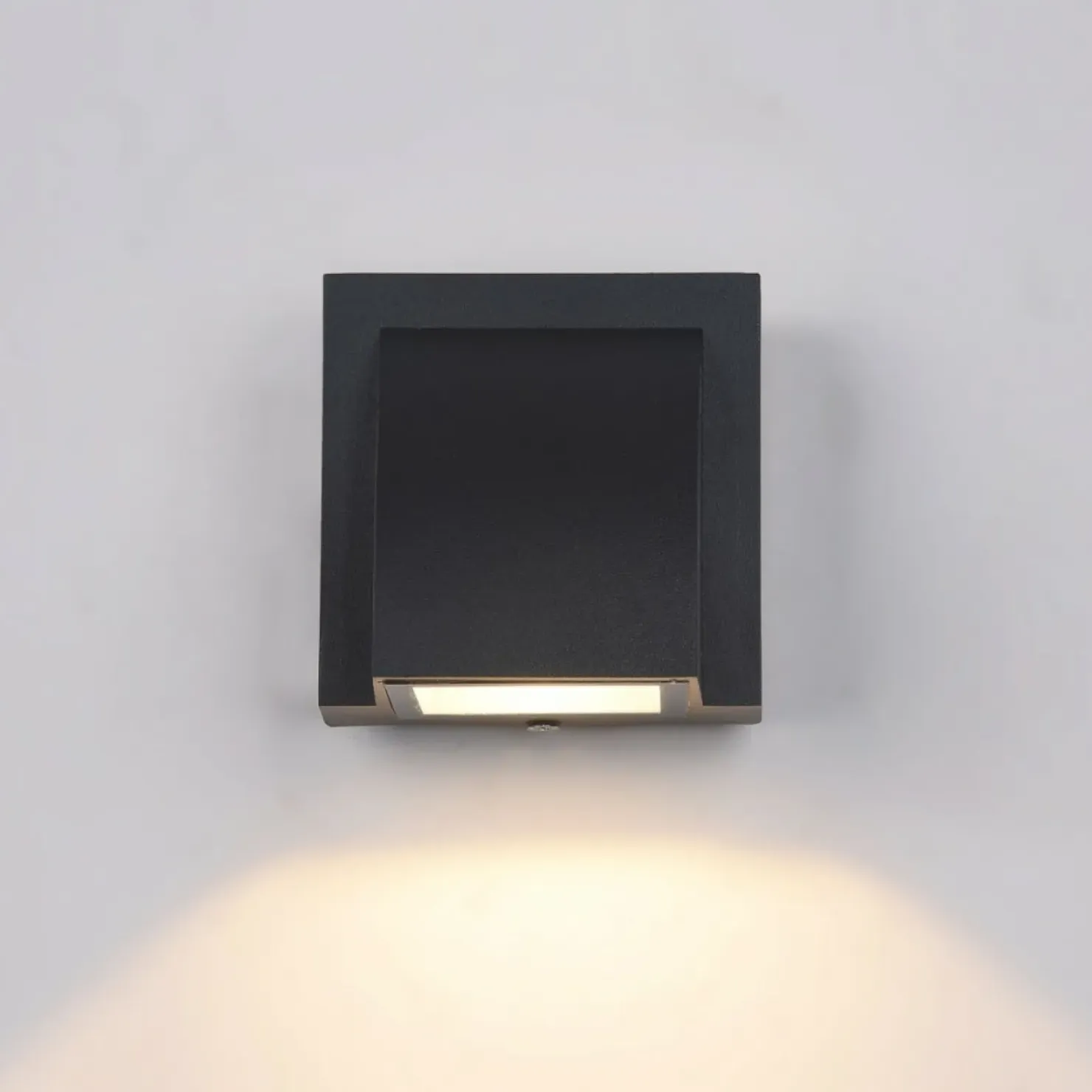 Minimalistyczna, czarna lampa elewacyjna PL-436B EDGAR | Kaja*Sklep Kaja Fashion