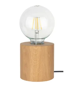 Minimalistyczna, drewniana lampka stołowa 7071174 TRONGO | Kaja*Sklep Kaja Flash Sale