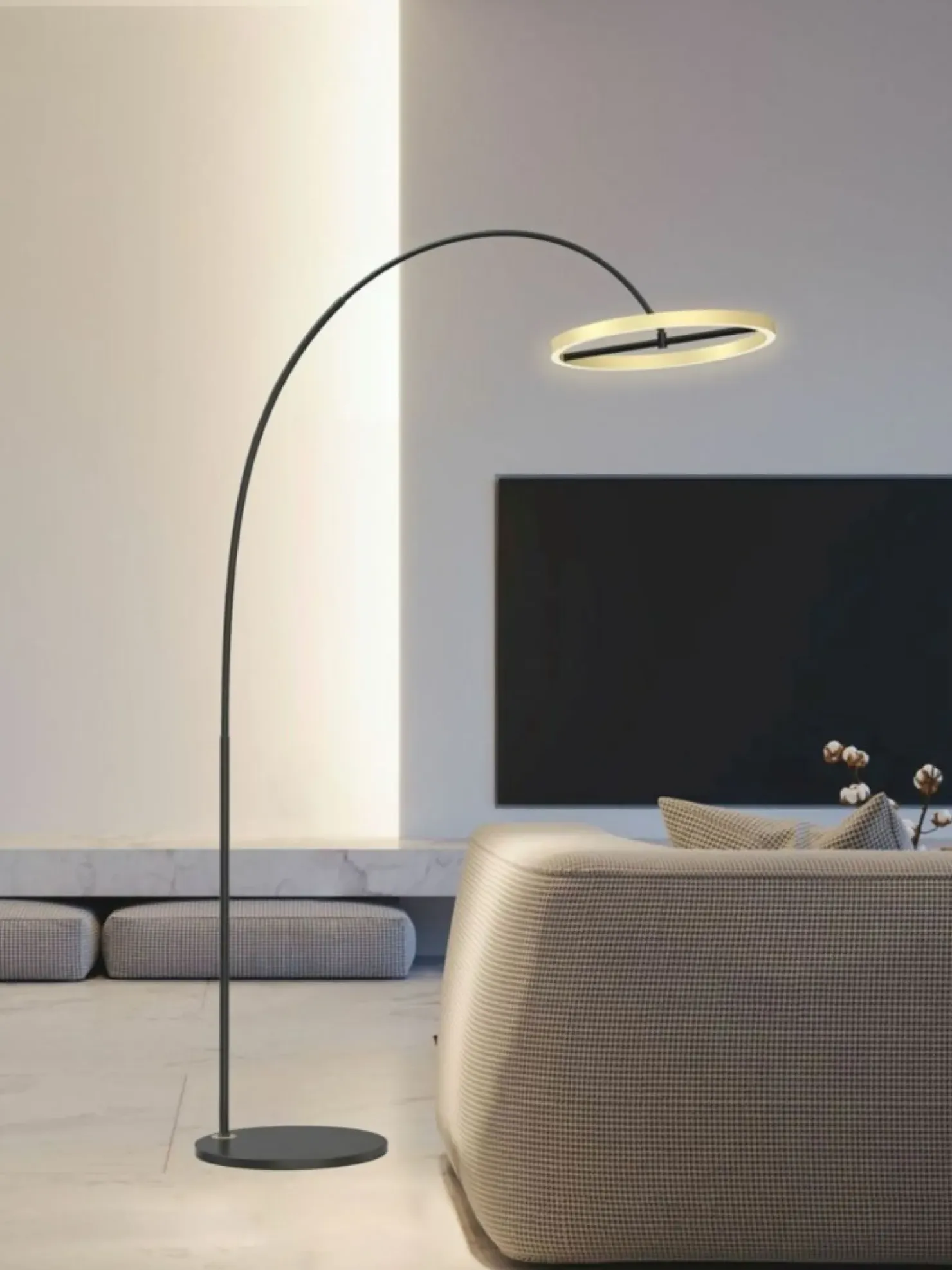 Minimalistyczna, duża lampa stojąca LED WF 3016-104L BREST | Kaja*Sklep Kaja Flash Sale