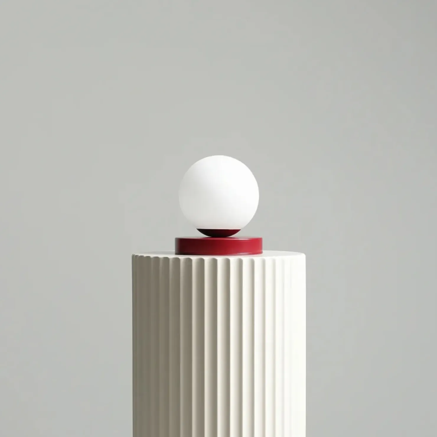 Minimalistyczna, kulista lampka stołowa 1076B15_S z serii BALL | Kaja*Sklep Kaja New