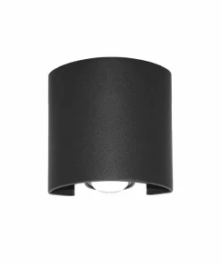 Minimalistyczna lampa elewacyjna LED, na taras OWL-451-1-BL ORTELO*Sklep Kaja Best Sale