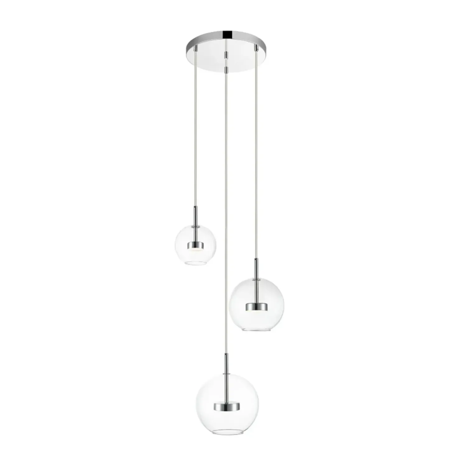 New Sklep Kaja Minimalistyczna lampa LED do salonu P0428-03L-F4AC ENCELADUS | Kaja