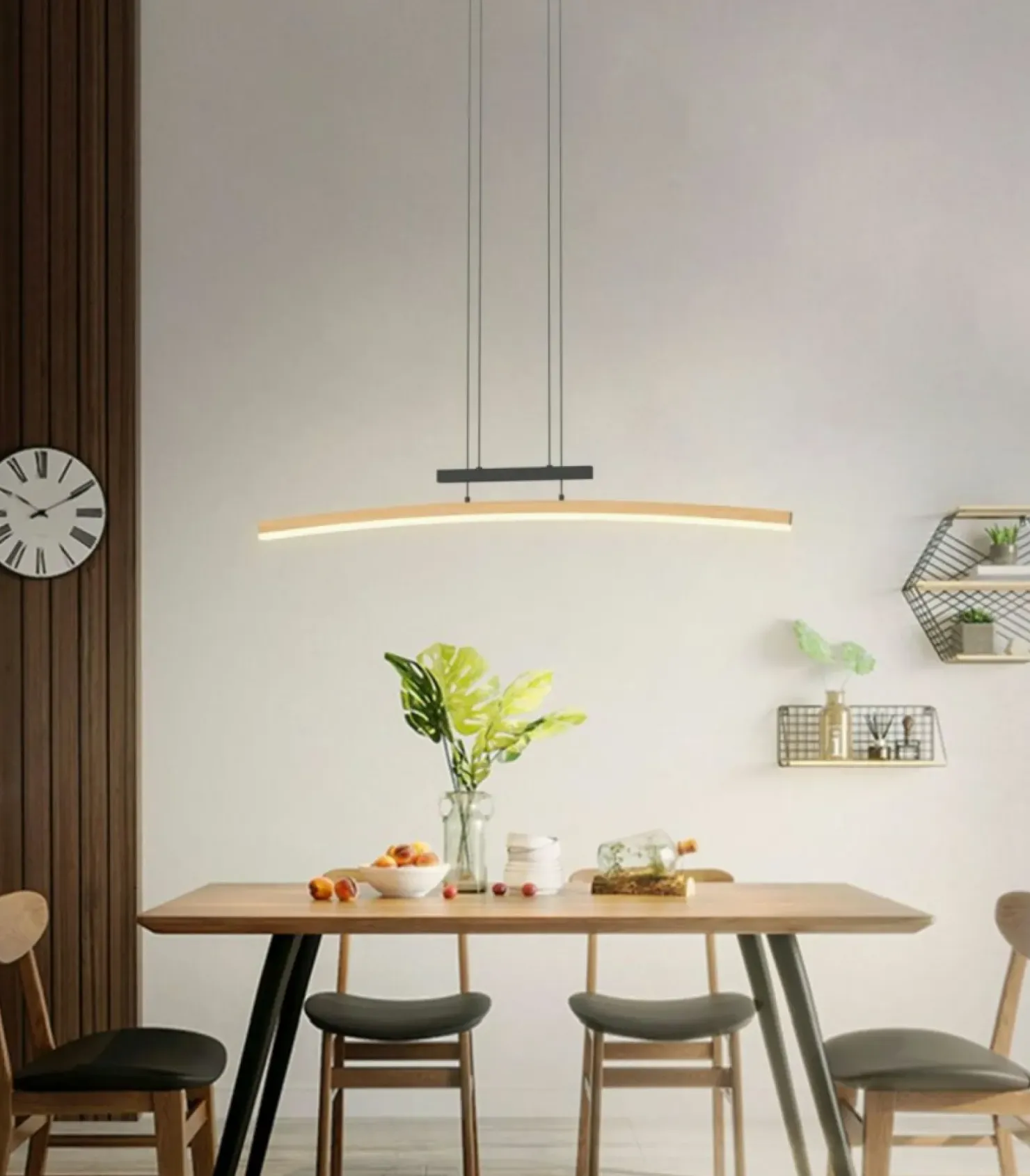 Fashion Sklep Kaja Minimalistyczna lampa LED nad wyspę WF 7020-106 BOLOGNA | Kaja