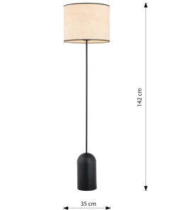 Minimalistyczna lampa podłogowa do salonu 1324/LP1 ASPEN | Kaja*Sklep Kaja Best Sale