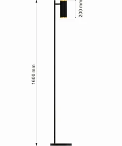 Minimalistyczna lampa podłogowa reflektor WF 3003-104 TOULOUSE | Kaja*Sklep Kaja Best Sale