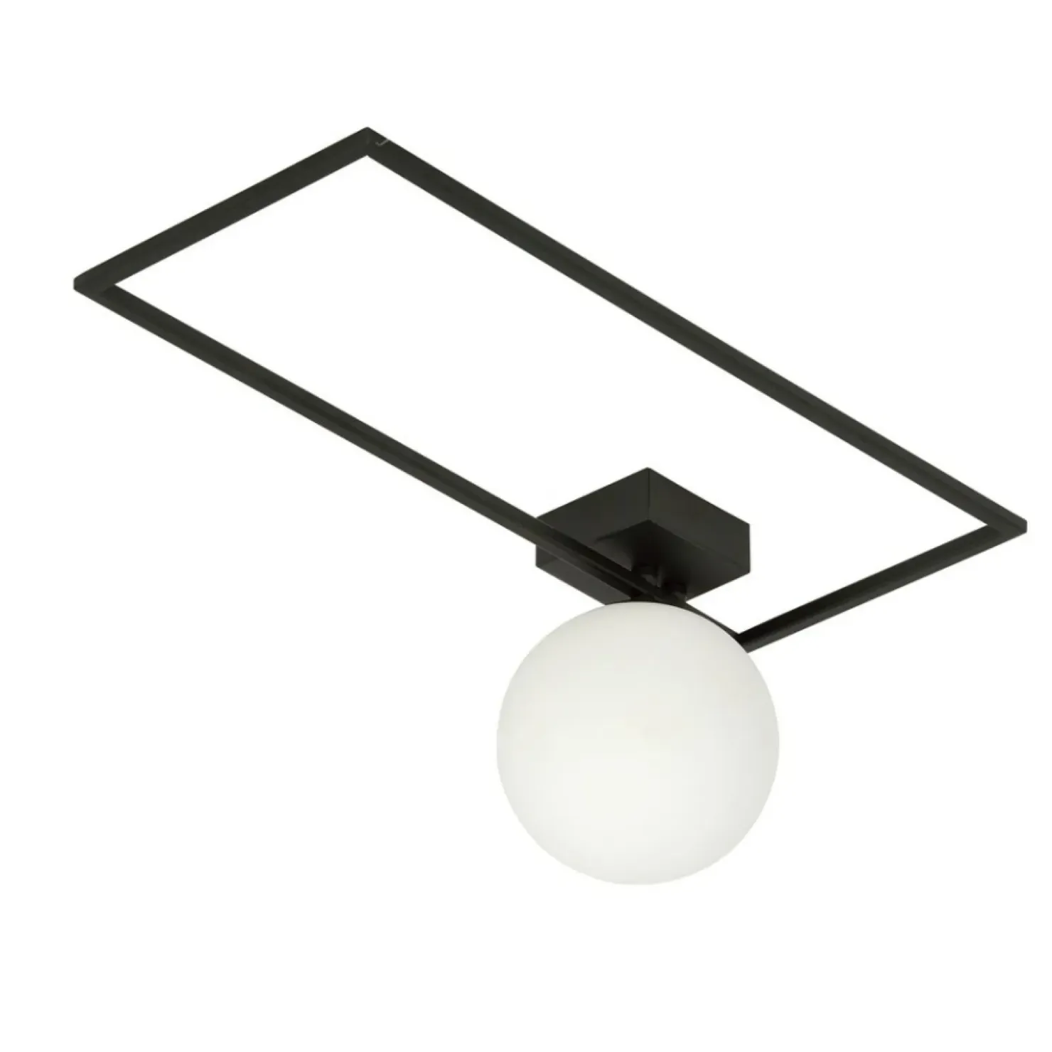 Minimalistyczna lampa sufitowa z białą kulą 1130/1A IMAGO | Kaja*Sklep Kaja Flash Sale