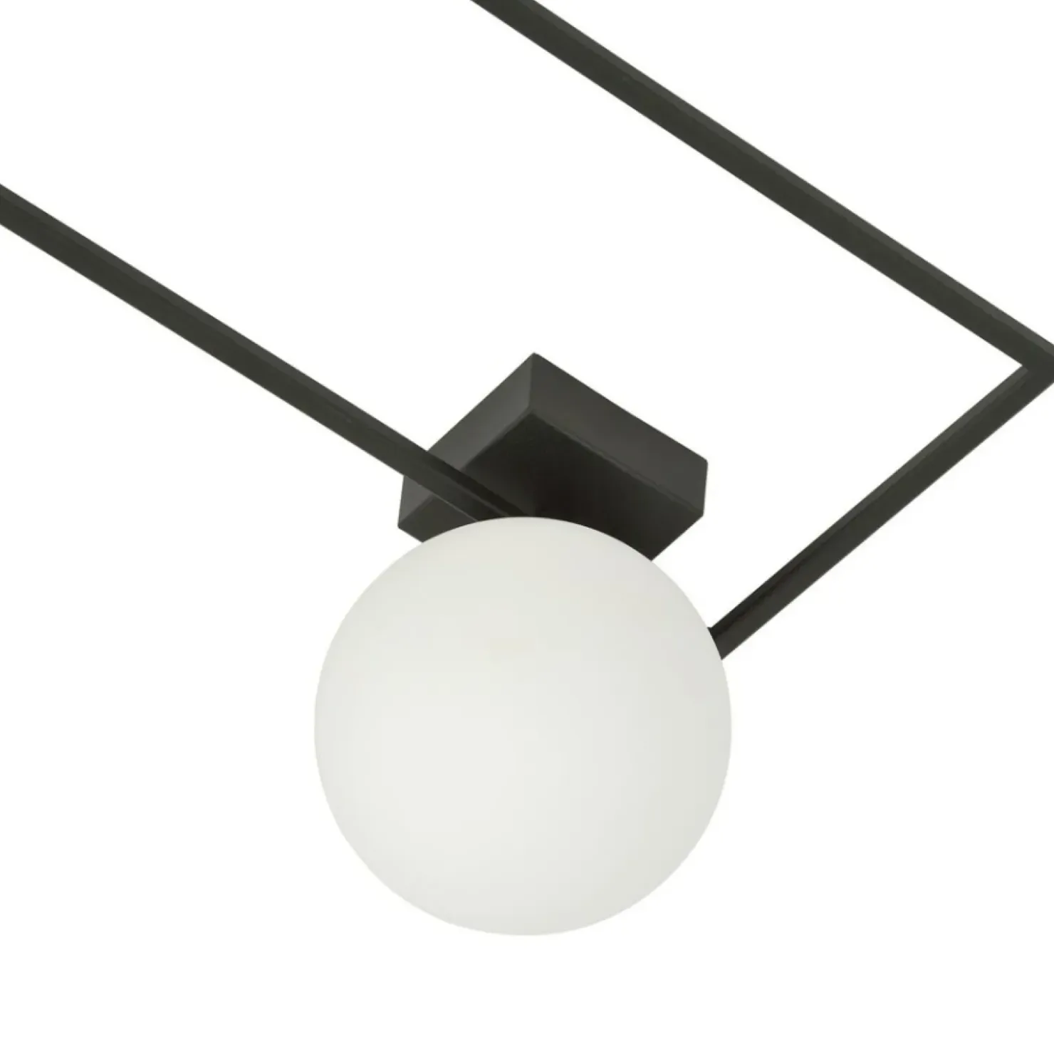 Minimalistyczna lampa sufitowa z białą kulą 1130/1A IMAGO | Kaja*Sklep Kaja Flash Sale