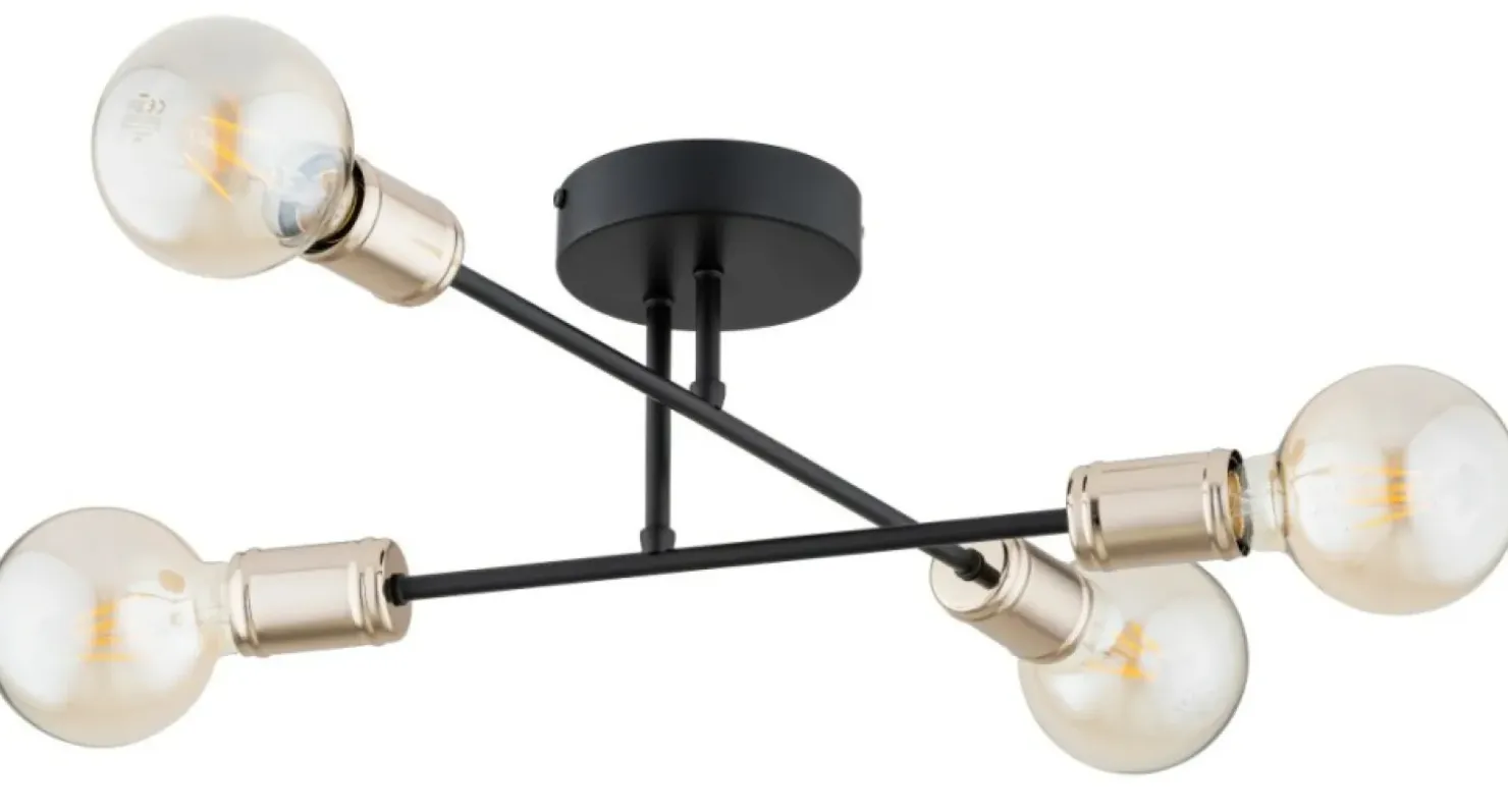 Shop Sklep Kaja Minimalistyczna lampa sufitowa, złote ozdoby AL 63254 z serii ESTENA | Kaja Oświ