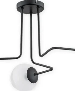 Minimalistyczna lampa sufitowa O3083 W3 CZA PINOX | Kaja Oświetlenie*Sklep Kaja Clearance