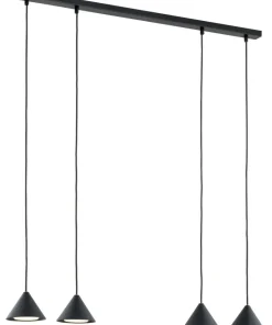 Store Sklep Kaja Minimalistyczna lampa wisząca do salonu 1330/4 ELIT | Kaja Oświetlenie