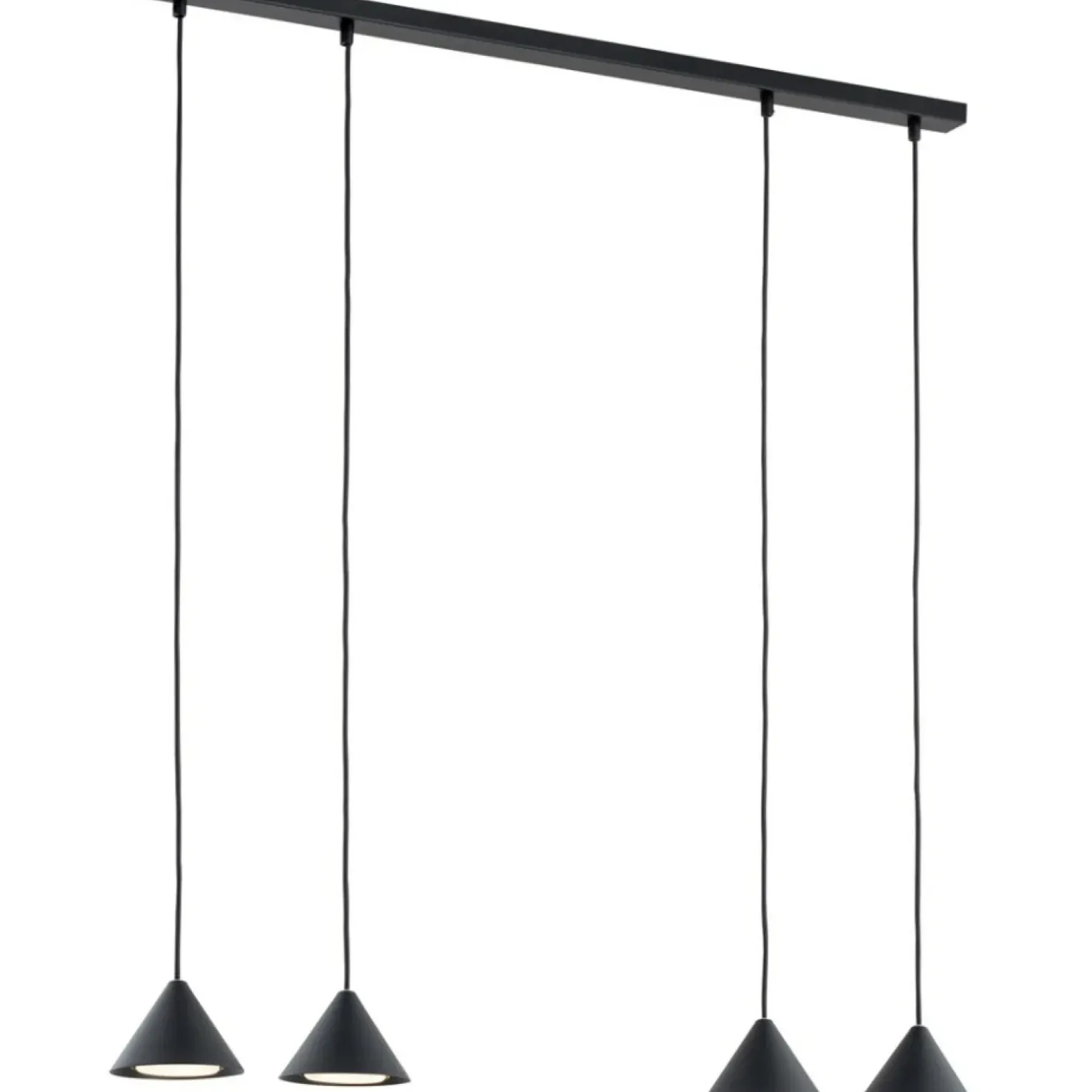 Store Sklep Kaja Minimalistyczna lampa wisząca do salonu 1330/4 ELIT | Kaja Oświetlenie