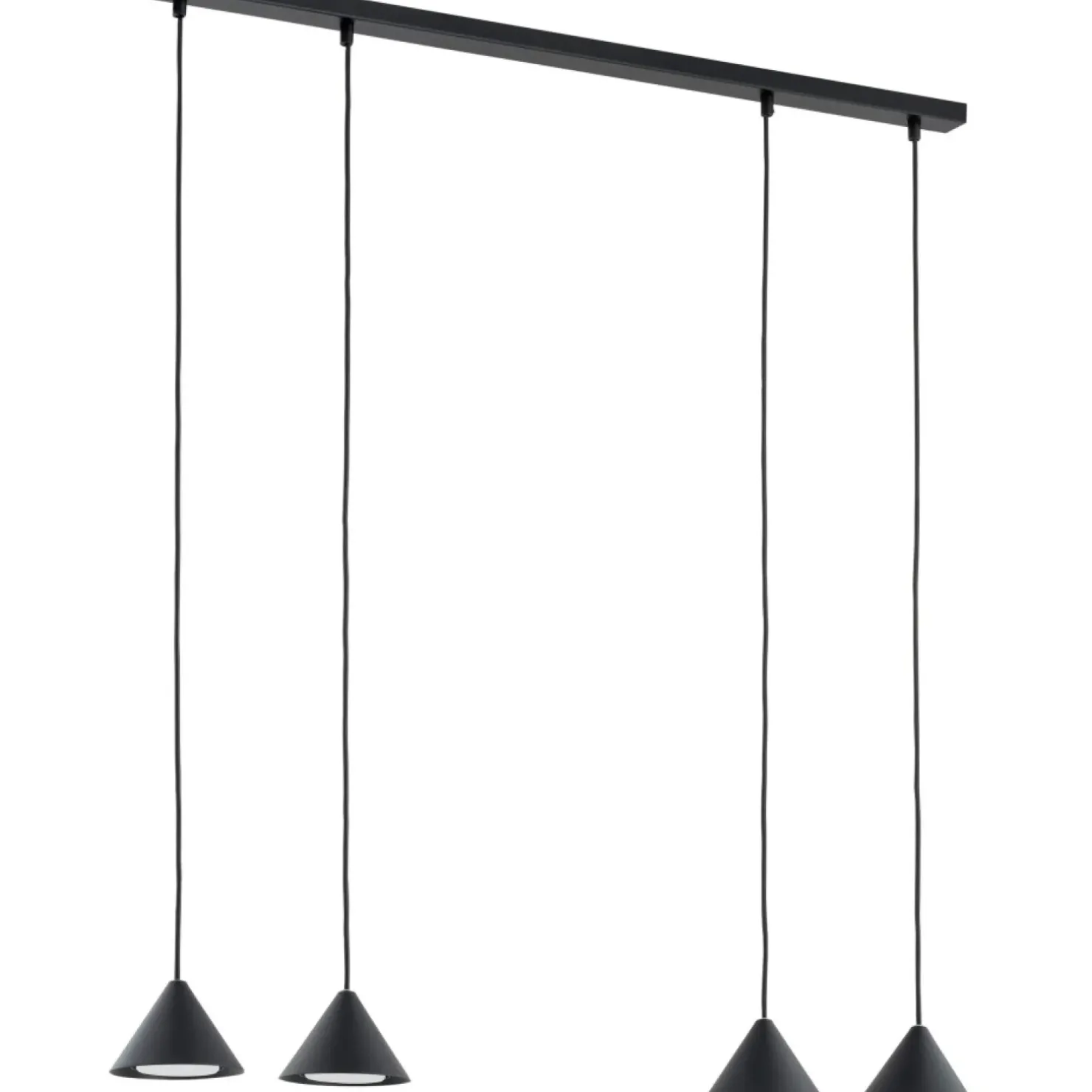 Store Sklep Kaja Minimalistyczna lampa wisząca do salonu 1330/4 ELIT | Kaja Oświetlenie