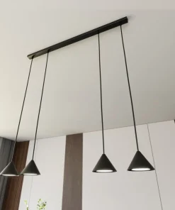 Store Sklep Kaja Minimalistyczna lampa wisząca do salonu 1330/4 ELIT | Kaja Oświetlenie