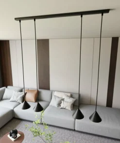 Store Sklep Kaja Minimalistyczna lampa wisząca do salonu 1330/4 ELIT | Kaja Oświetlenie